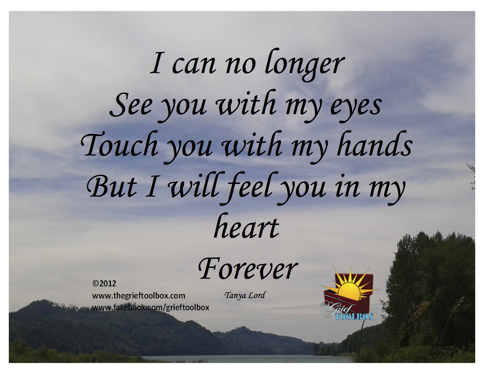Feel you in my heart forever - A Poem | The Grief Toolbox